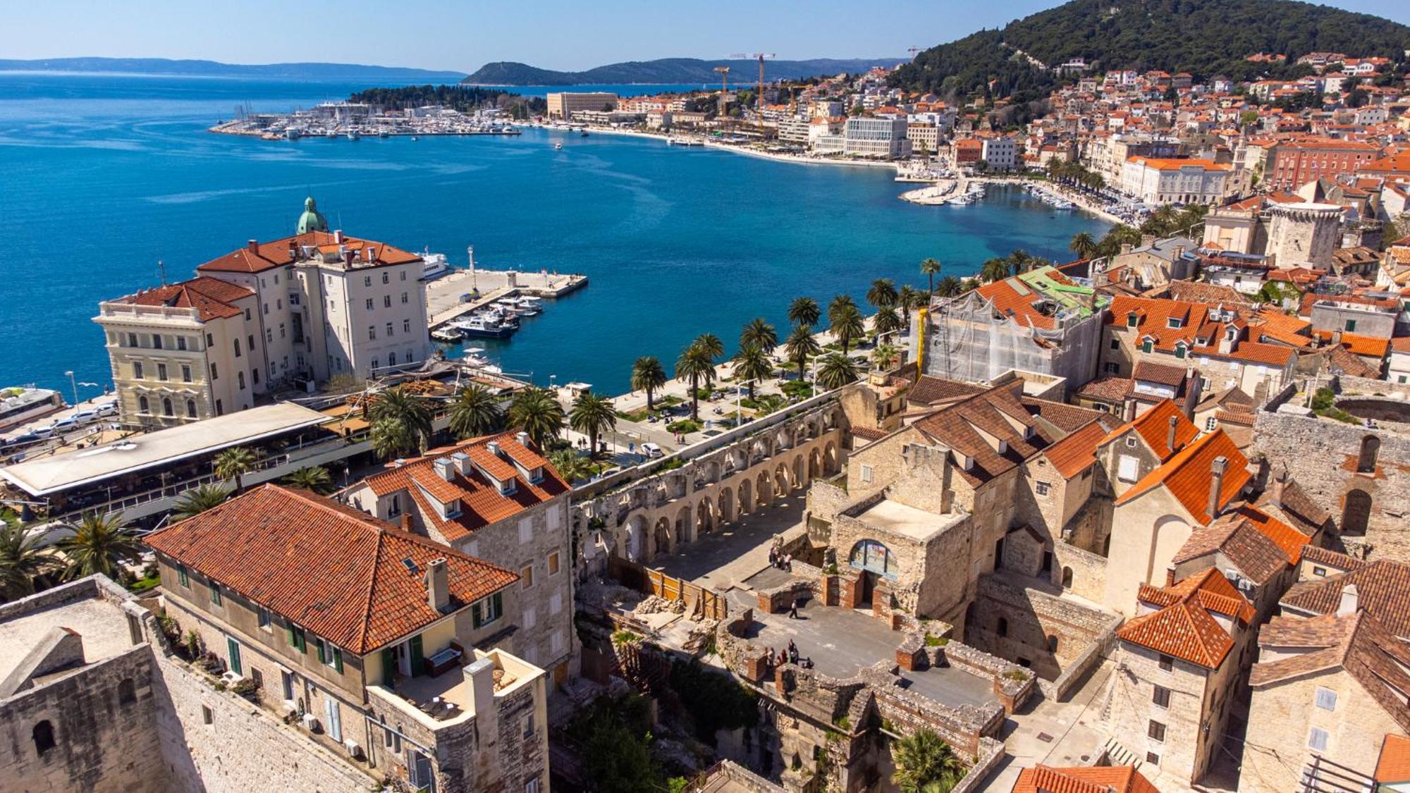 Апартаменты Diocletian Tower - Bella Vista & Palazzo Сплит Экстерьер фото