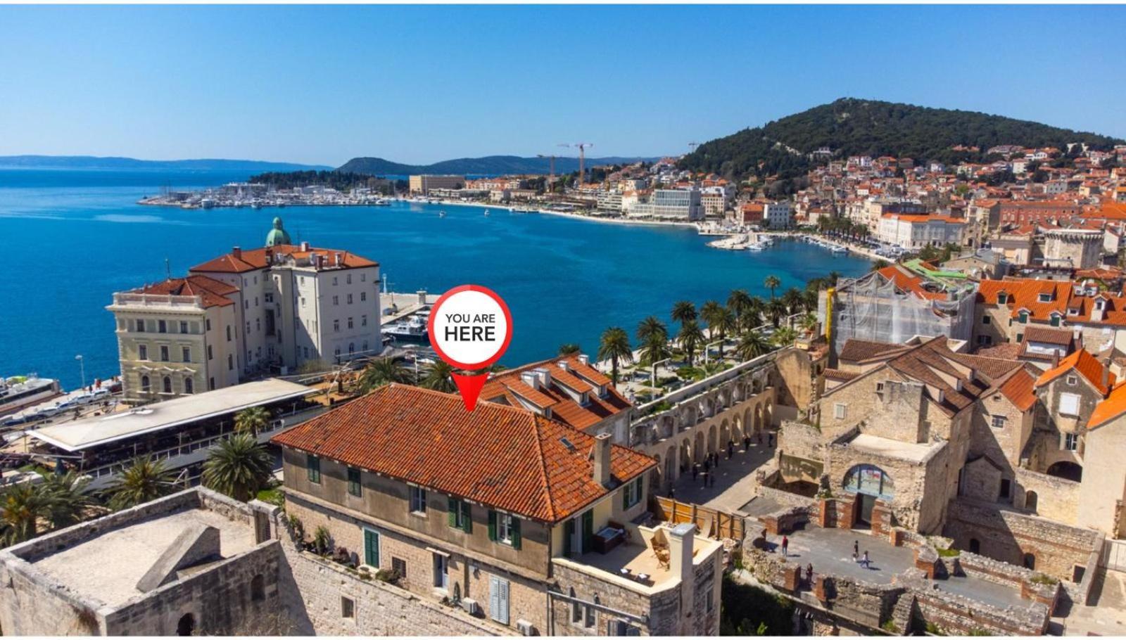 Апартаменты Diocletian Tower - Bella Vista & Palazzo Сплит Экстерьер фото